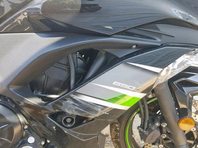 JKAEXEJ13KDA03795 - 2019 KAWASAKI EX650 J შავი ფოტო 10