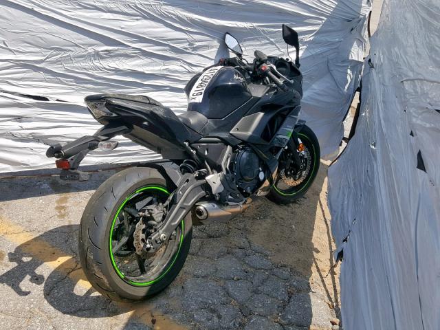 JKAEXEJ13KDA03795 - 2019 KAWASAKI EX650 J შავი ფოტო 4