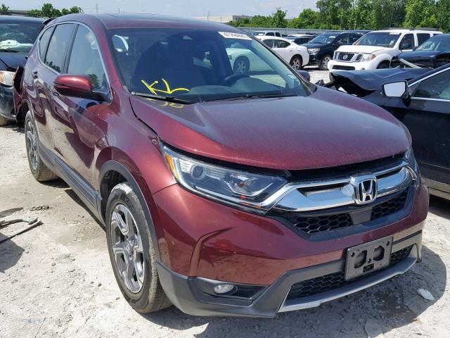 5J6RW1H89HL008088 - 2017 HONDA CR-V EXL PURPLE photo 1