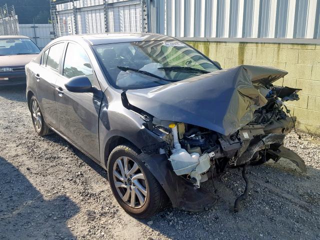 JM1BL1V76D1714050 - 2013 MAZDA 3 I GRAY photo 1