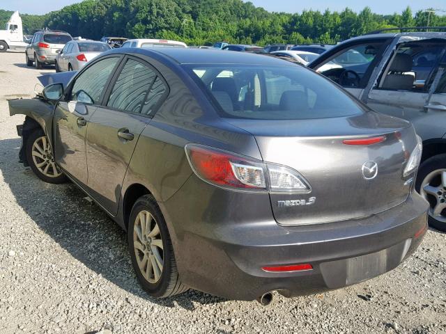 JM1BL1V76D1714050 - 2013 MAZDA 3 I GRAY photo 3