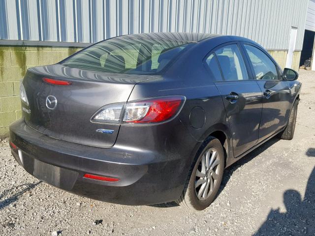 JM1BL1V76D1714050 - 2013 MAZDA 3 I GRAY photo 4