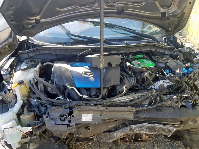 JM1BL1V76D1714050 - 2013 MAZDA 3 I GRAY photo 7