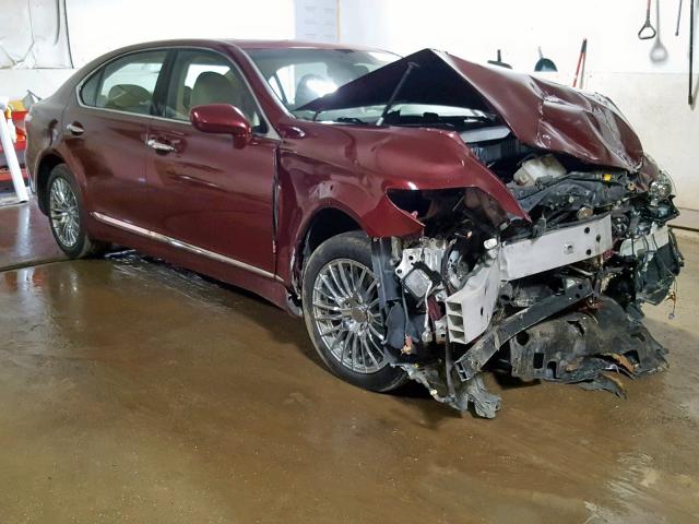 JTHGL46F175014171 - 2007 LEXUS LS 460L RED photo 1