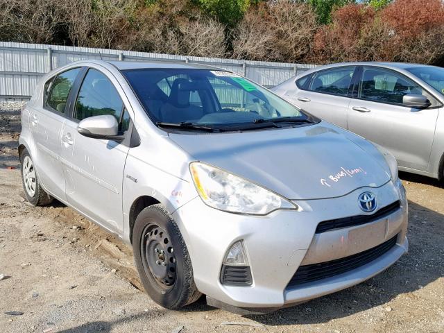 JTDKDTB32C1516039 - 2012 TOYOTA PRIUS C SILVER photo 1