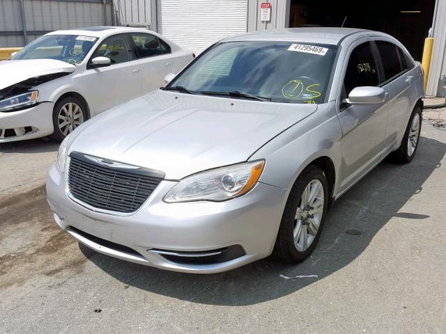 1C3CCBBB1CN142884 - 2012 CHRYSLER 200 TOURIN SILVER photo 2