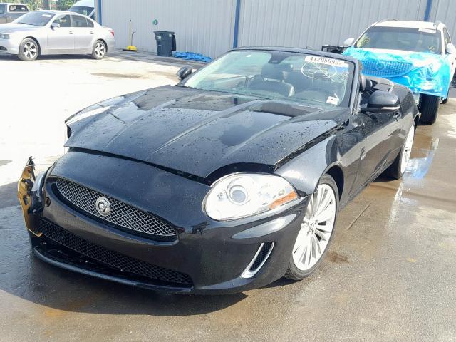 SAJWA4GB9BLB40723 - 2011 JAGUAR XK BLACK photo 2