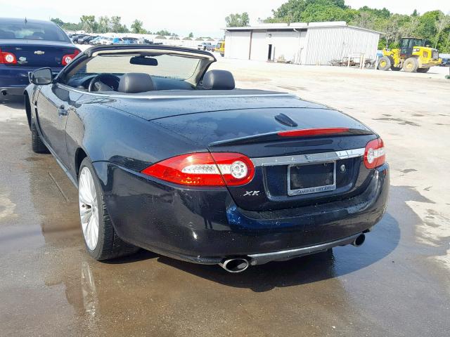 SAJWA4GB9BLB40723 - 2011 JAGUAR XK BLACK photo 3