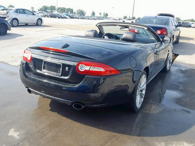 SAJWA4GB9BLB40723 - 2011 JAGUAR XK BLACK photo 4