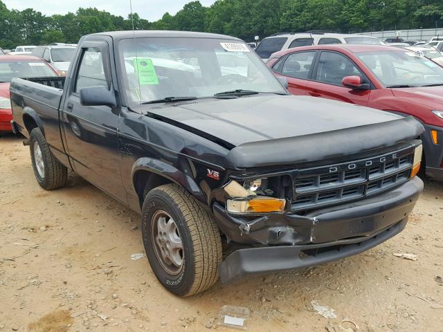 1B7FL26X0RW128024 - 1994 DODGE DAKOTA BLACK photo 1