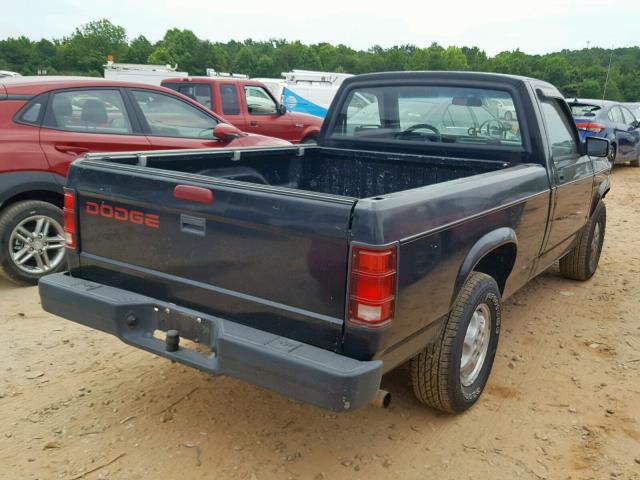 1B7FL26X0RW128024 - 1994 DODGE DAKOTA BLACK photo 4