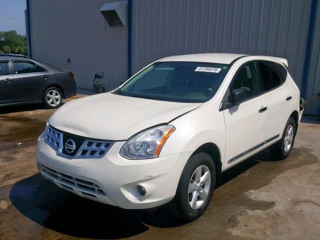 JN8AS5MT9CW299767 - 2012 NISSAN ROGUE S WHITE photo 2