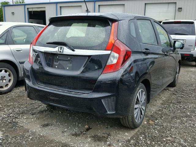 JHMGK5H76HS004088 - 2017 HONDA FIT EX BLACK photo 4