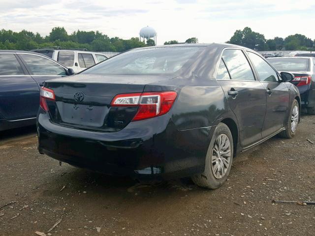 4T1BD1FK2EU141157 - 2014 TOYOTA CAMRY HYBR BLACK photo 4