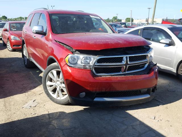 1D4RE4GG5BC598867 - 2011 DODGE DURANGO CR RED photo 1