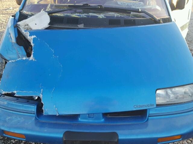 1GHDU06L0NT307661 - 1992 OLDSMOBILE SILHOUETTE BLUE photo 7