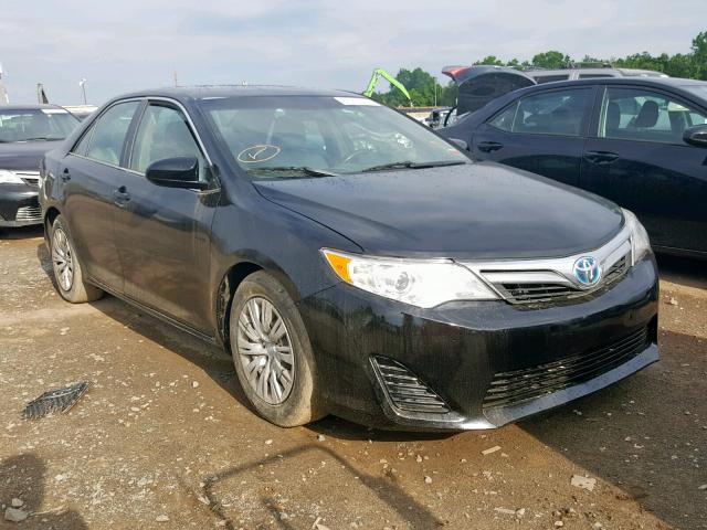 4T1BD1FK9EU140992 - 2014 TOYOTA CAMRY HYBR BLACK photo 1