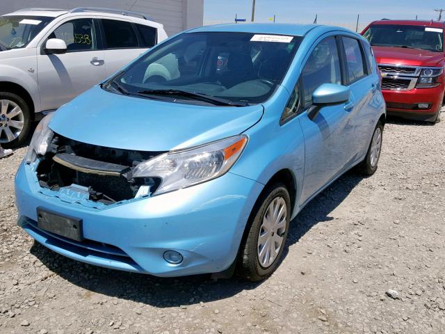 3N1CE2CP3FL412995 - 2015 NISSAN VERSA NOTE BLUE photo 2