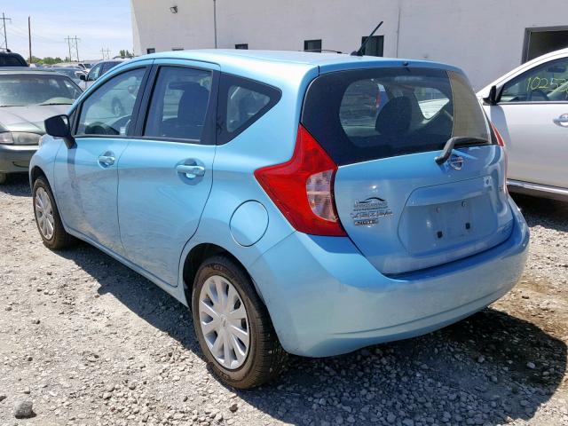 3N1CE2CP3FL412995 - 2015 NISSAN VERSA NOTE BLUE photo 3