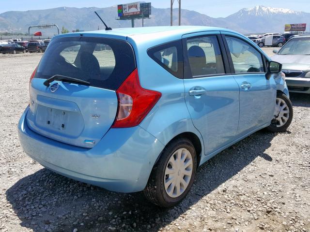 3N1CE2CP3FL412995 - 2015 NISSAN VERSA NOTE BLUE photo 4