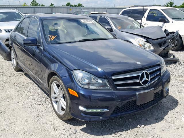 WDDGF4HB4EA941372 - 2014 MERCEDES-BENZ C 250 BLUE photo 1