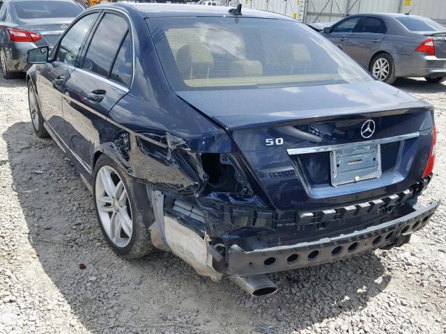 WDDGF4HB4EA941372 - 2014 MERCEDES-BENZ C 250 BLUE photo 3