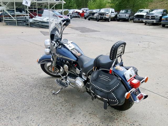 1HD1BWB1X3Y038900 - 2003 HARLEY-DAVIDSON FLSTCI BLUE photo 3