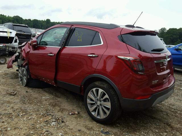 KL4CJASB2JB533501 - 2018 BUICK ENCORE PRE RED photo 3