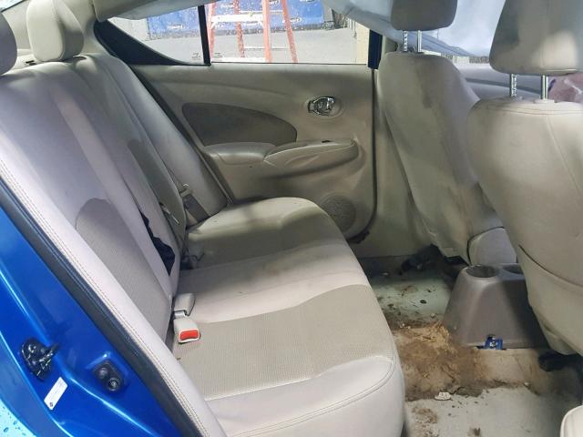 3N1CN7AP2GL871047 - 2016 NISSAN VERSA S BLUE photo 6