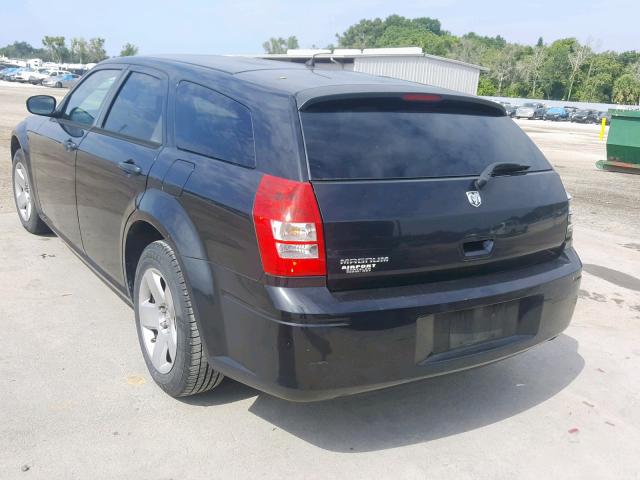 2D4FV47T78H169817 - 2008 DODGE MAGNUM BLACK photo 3