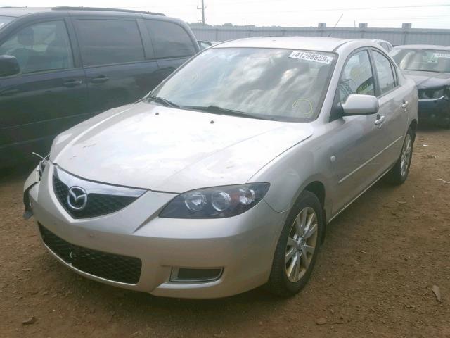 JM1BK32F681788049 - 2008 MAZDA 3 I BEIGE photo 2