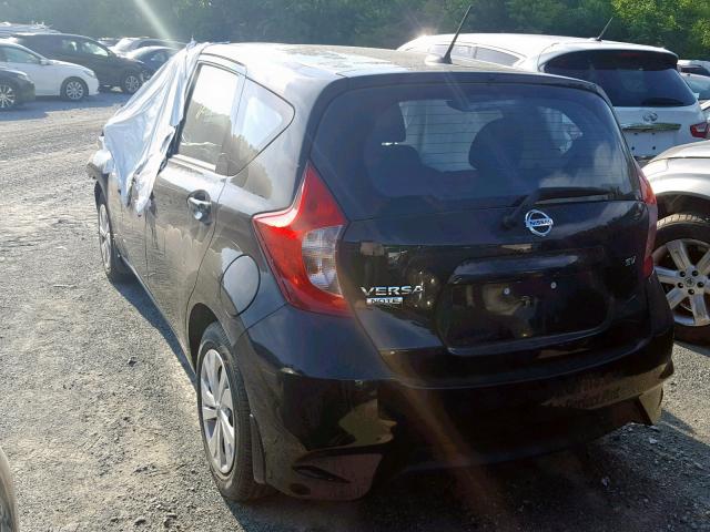 3N1CE2CP0JL361190 - 2018 NISSAN VERSA NOTE BLACK photo 3