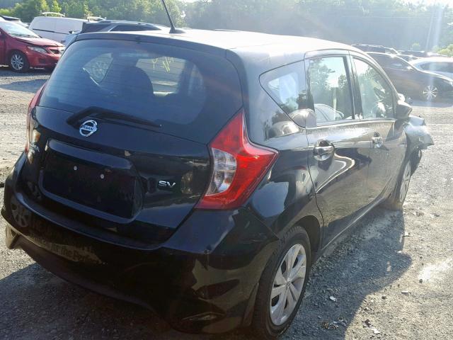 3N1CE2CP0JL361190 - 2018 NISSAN VERSA NOTE BLACK photo 4