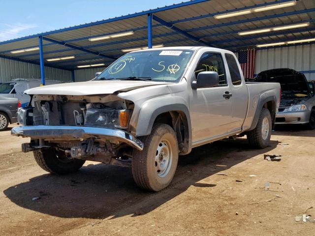 1GCDT19E078135522 - 2007 CHEVROLET COLORADO BEIGE photo 2