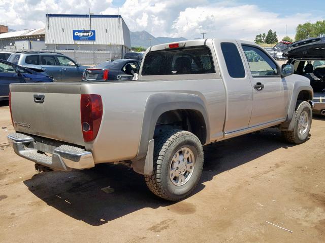 1GCDT19E078135522 - 2007 CHEVROLET COLORADO BEIGE photo 4