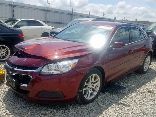 1G11C5SL3FF284044 - 2015 CHEVROLET MALIBU 1LT 红色 照片 2