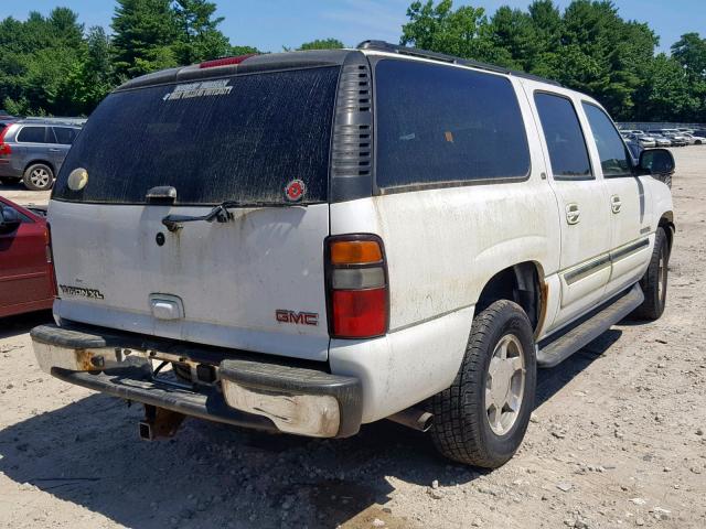 3GKFK16Z46G206592 - 2006 GMC YUKON XL K WHITE photo 4