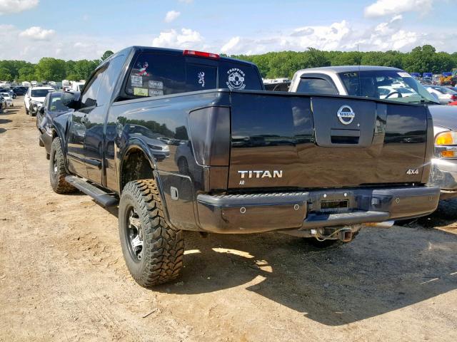 1N6AA0CJ4CN313689 - 2012 NISSAN TITAN S BLACK photo 3