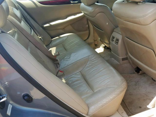 JTHBF30G320050799 - 2002 LEXUS ES 300 GRAY photo 6