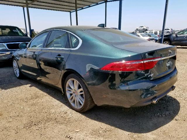 SAJBE4BV4HCY33290 - 2017 JAGUAR XF PRESTIG GREEN photo 3