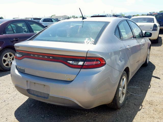 1C3CDFBA7GD623407 - 2016 DODGE DART SXT GRAY photo 4