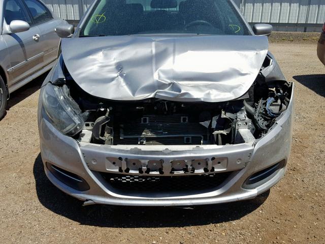 1C3CDFBA7GD623407 - 2016 DODGE DART SXT GRAY photo 9