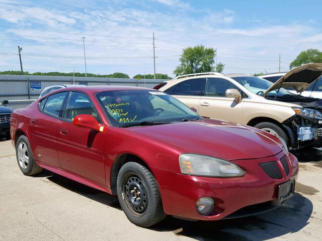 2G2WP522341231510 - 2004 PONTIAC GRAND PRIX MAROON photo 1
