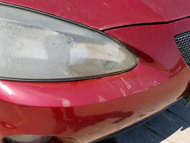 2G2WP522341231510 - 2004 PONTIAC GRAND PRIX MAROON photo 9