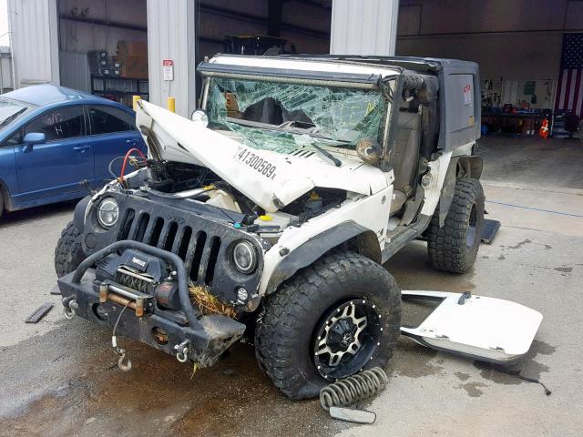 1J4FA24109L705893 - 2009 JEEP WRANGLER X WHITE photo 2