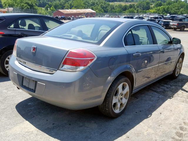 1G8ZS57N08F117564 - 2008 SATURN AURA XE BLUE photo 4