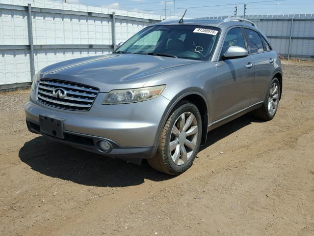 JNRAS08W94X226008 - 2004 INFINITI FX35 SILVER photo 2