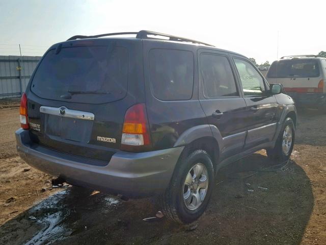 4F2YU08182KM63533 - 2002 MAZDA TRIBUTE LX BLACK photo 4