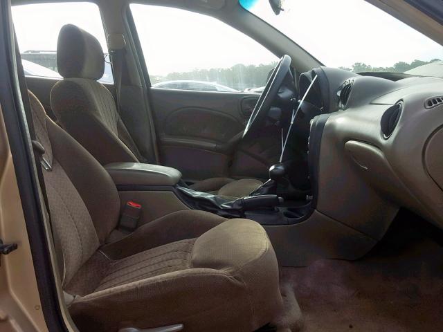 1G2NF52T41C197171 - 2001 PONTIAC GRAND AM S TAN photo 5