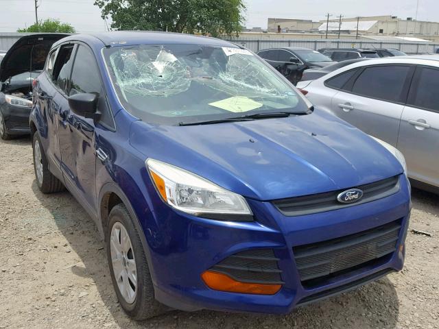 1FMCU0F76DUD17510 - 2013 FORD ESCAPE S BLUE photo 1